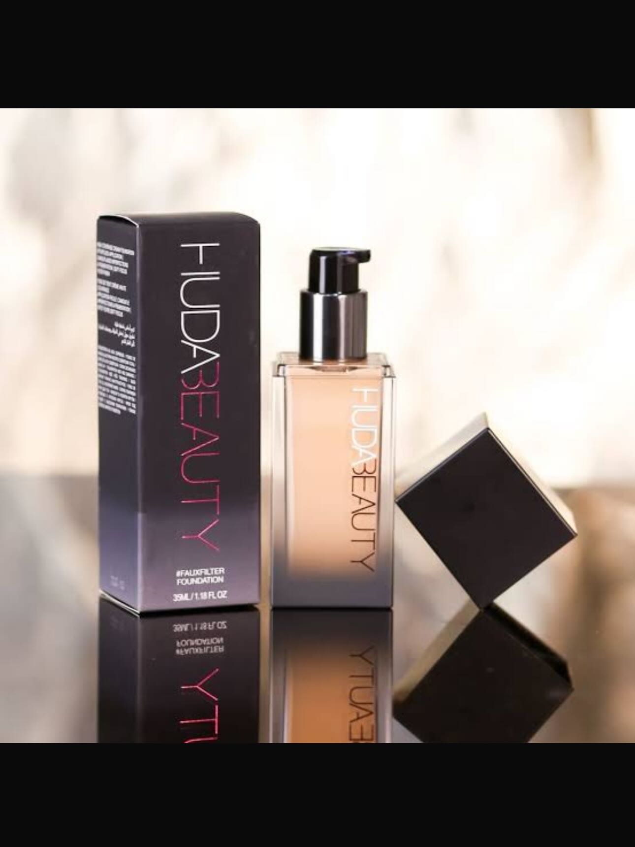 Huda Beauty Foundation (faux filter)