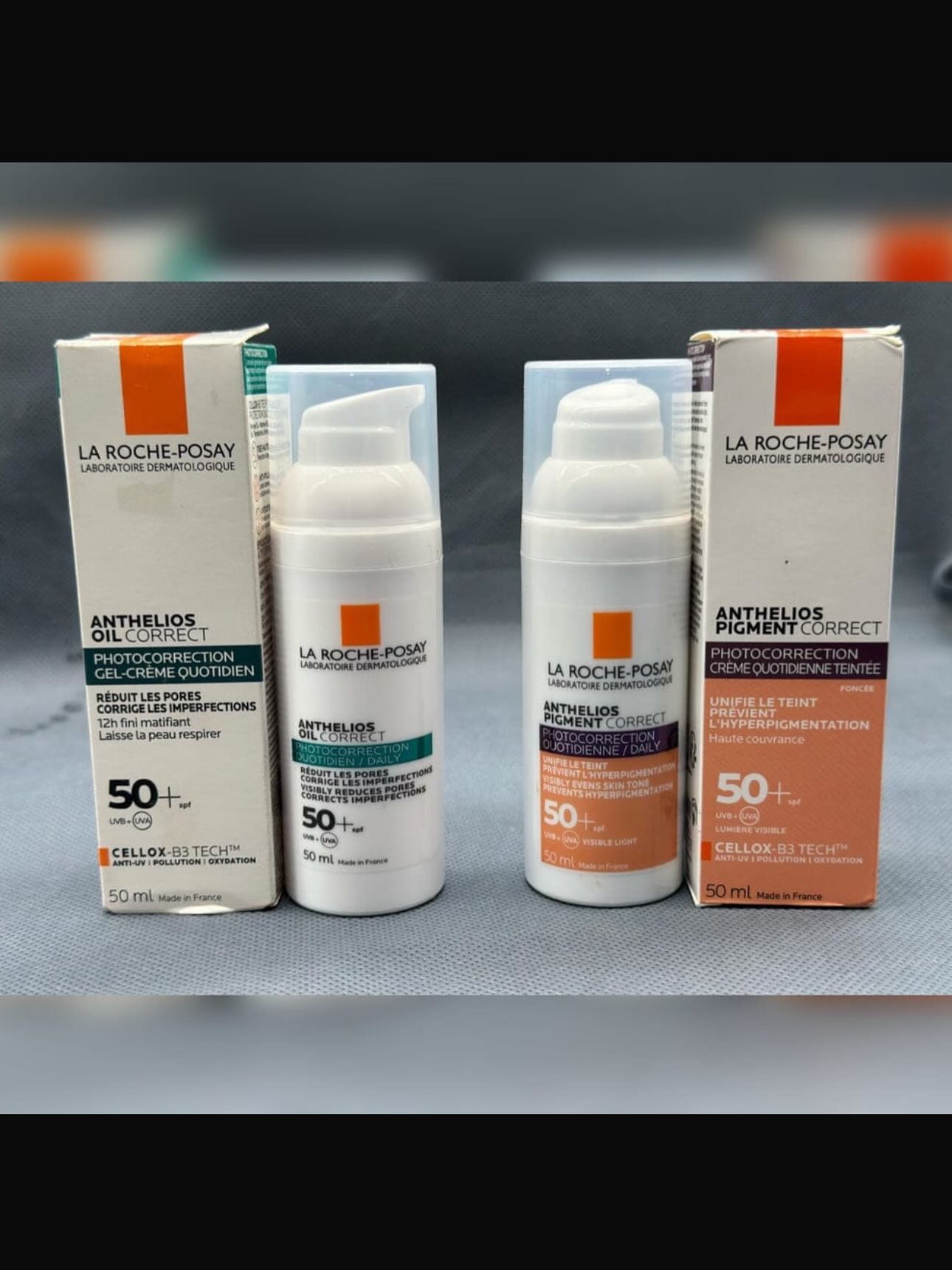 La Roche Posay oil & pigment corrector sunscreen gel