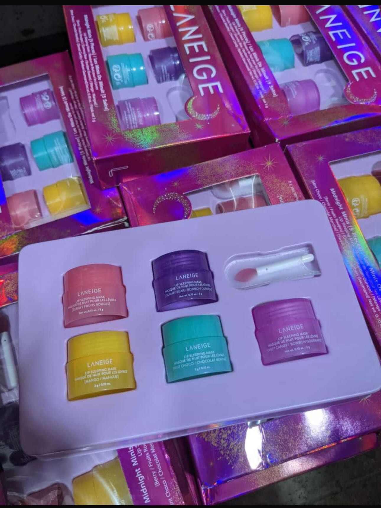 Laneige Midnight Minis 5 Pc Lip Sleeping Mask Set