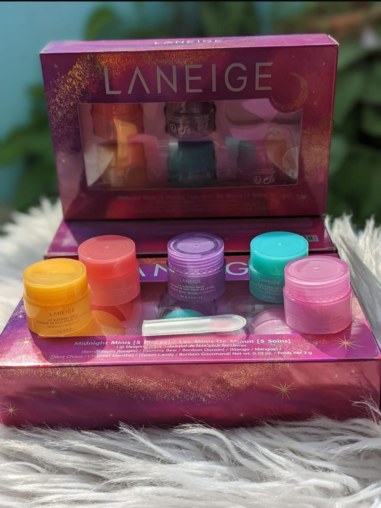 Laneige Midnight Minis 5 Pc Lip Sleeping Mask Set