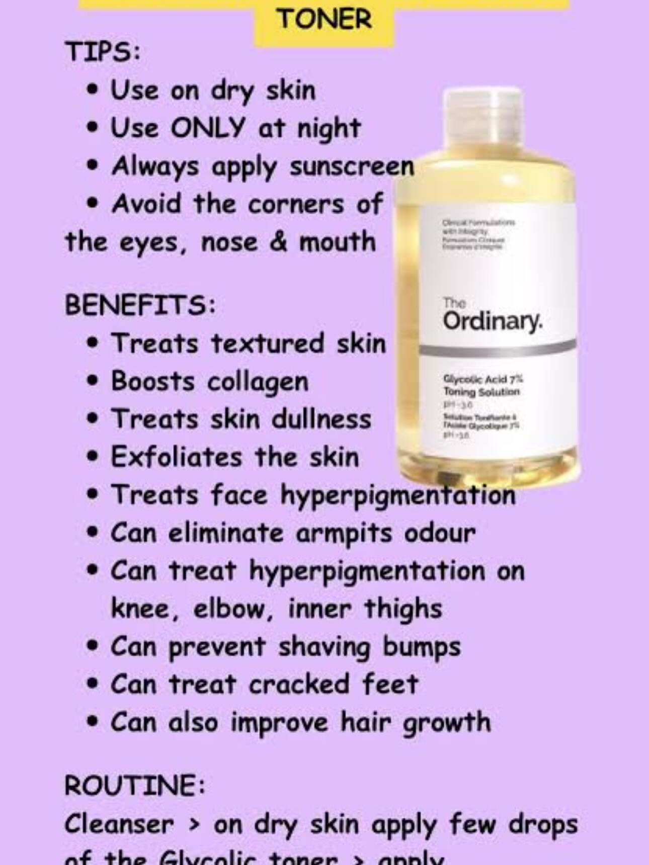The Ordinary Glycolic Acid Toning Solution