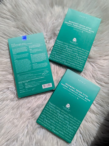 Mugwort Green Vital Energy Complex Sheet Mask -5pcs