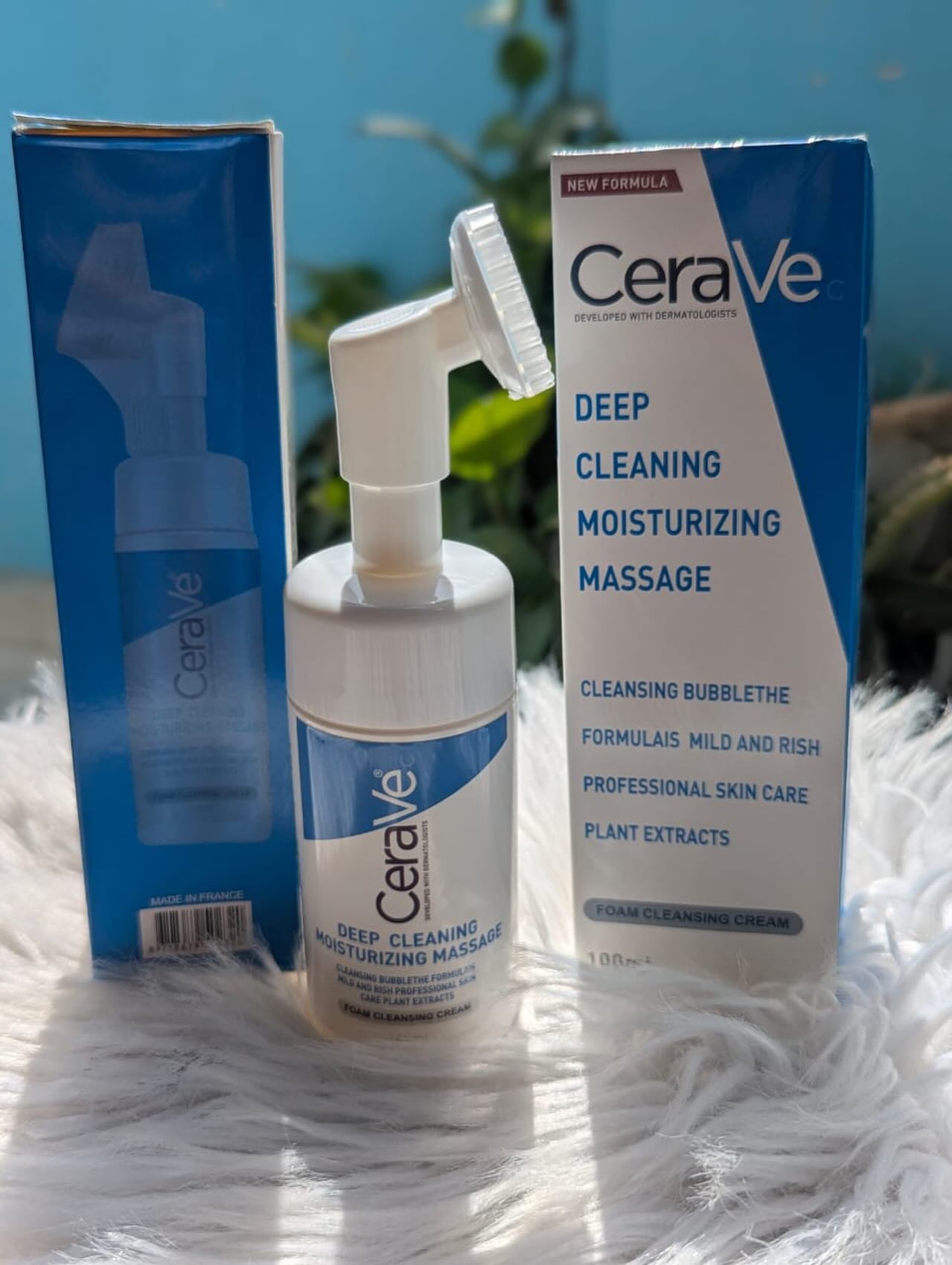 CeraVe Foam Cleansing Cream with Plant Extracts