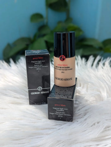 Giorgio Armani Power Fabric Long Wear High Cover Foundation – Full Coverage & Flawless Finish